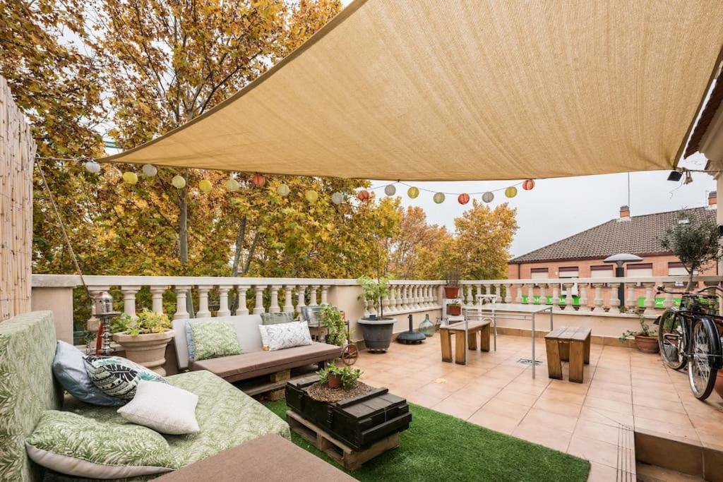 Atico Con Terraza Y Chimenea Junto A Universidad Алькала-де-Енарес Екстер'єр фото